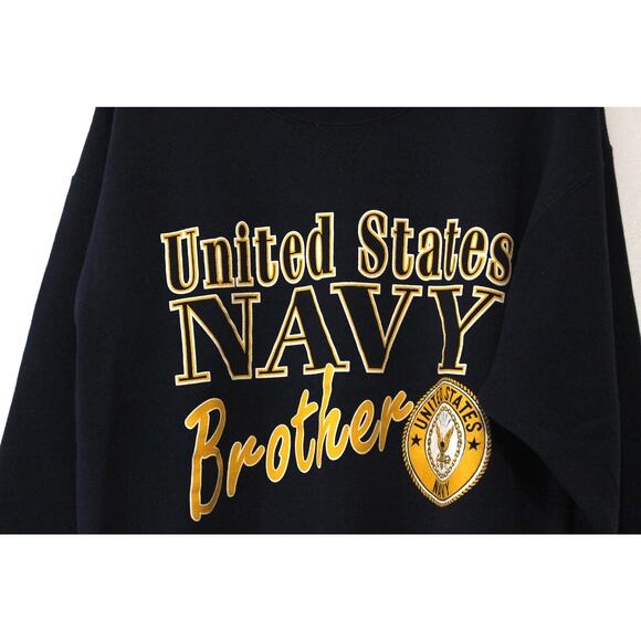 Vintage United States Navy Brother Sweatshirt Large - Picture 2 of 4
